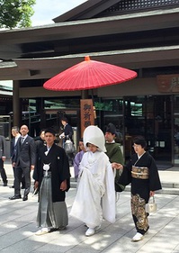 Wedding Ceremony at Meiji Shrine